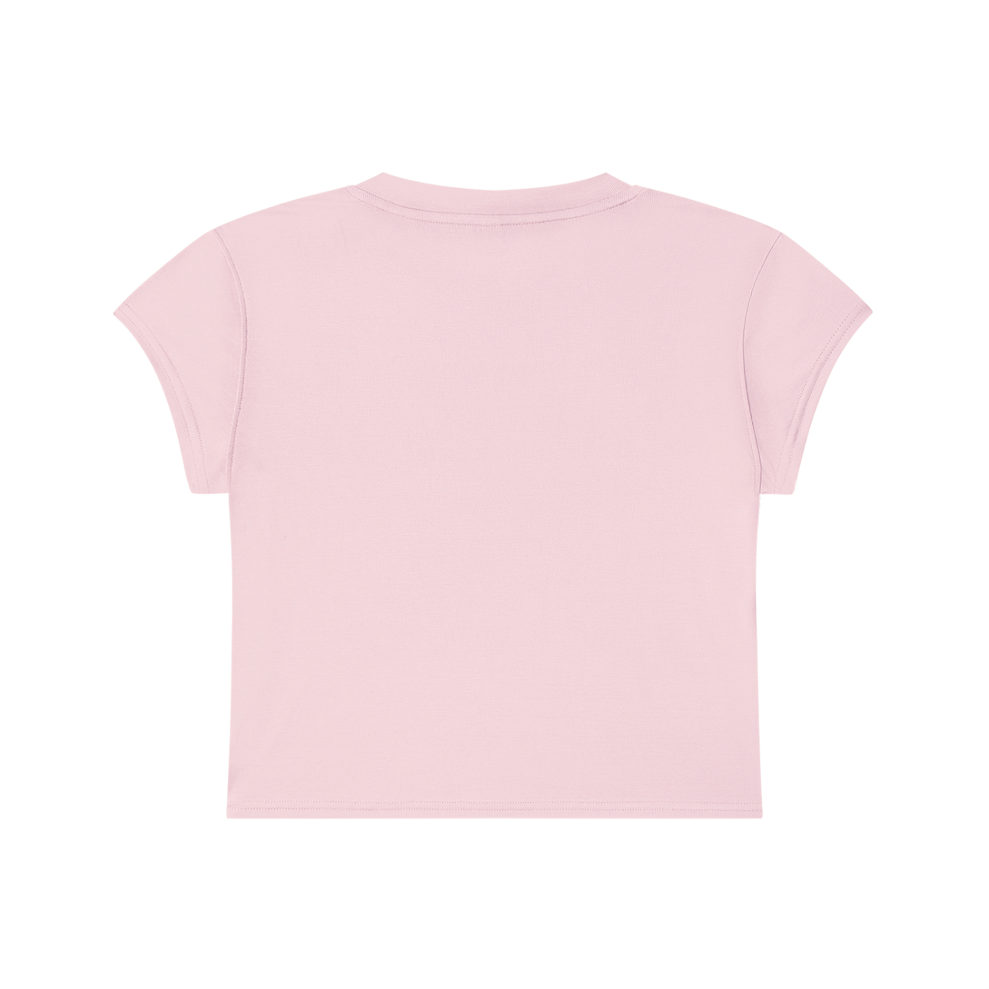 Pink t-shirt on a white background