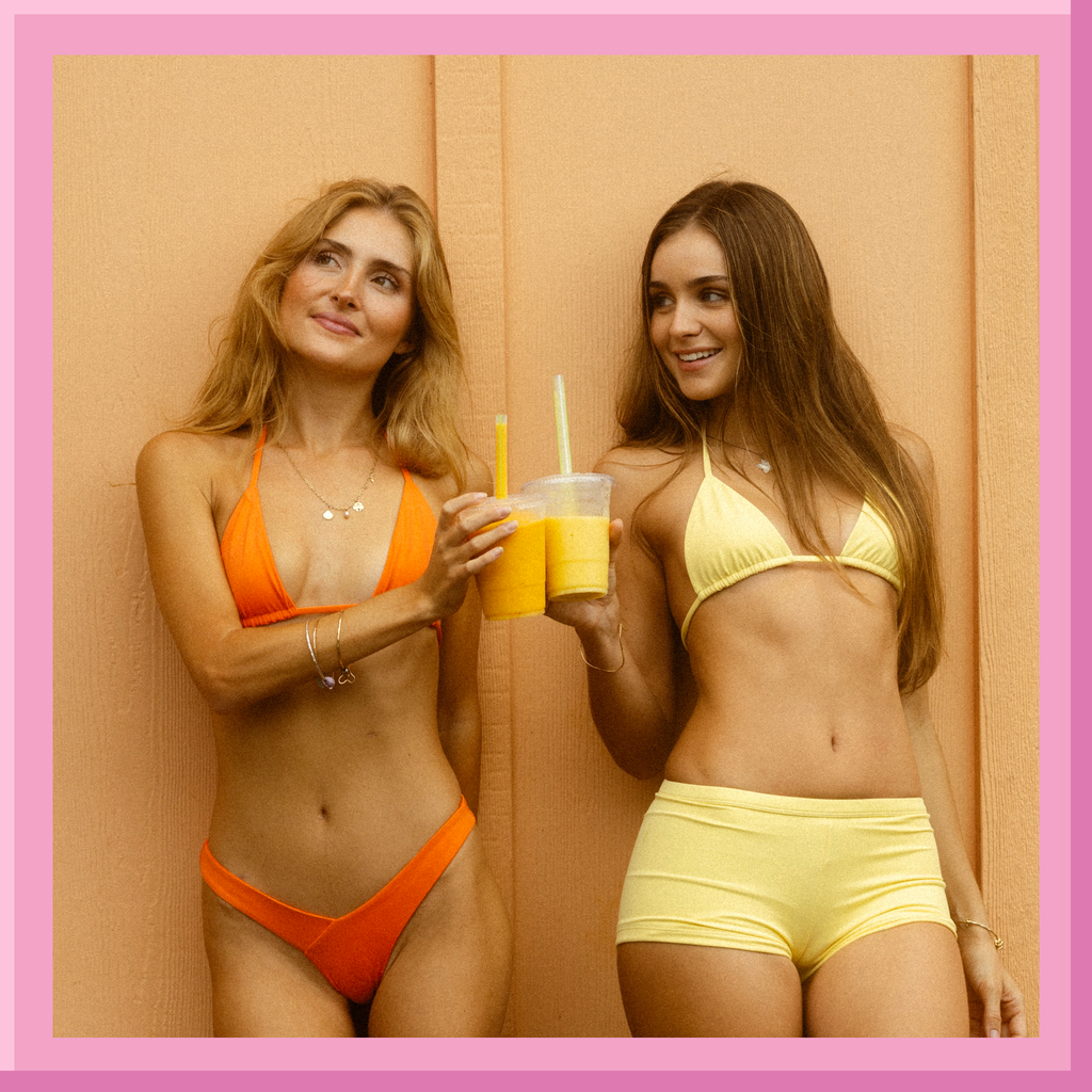 Orange String Top