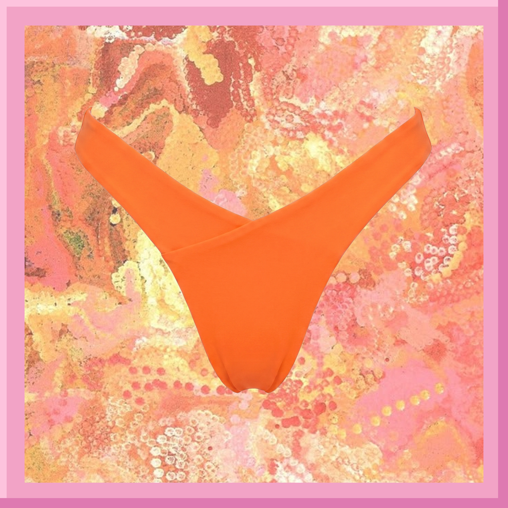 Orange Cheeky Bottoms