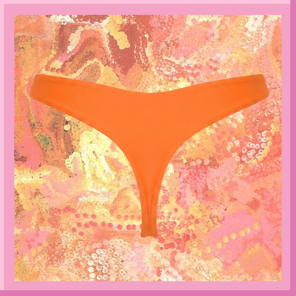 Orange Cheeky Bottoms