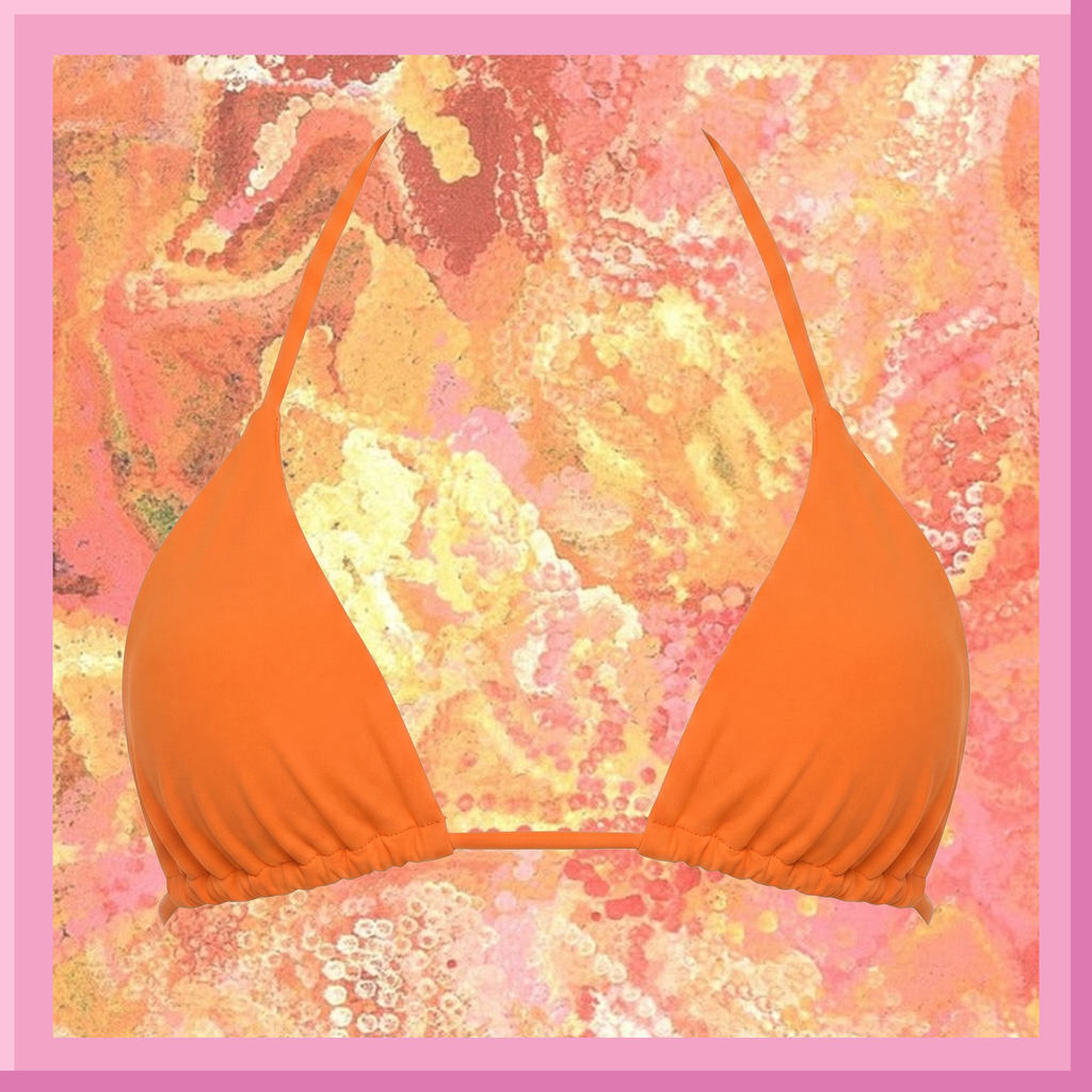 Orange String Top