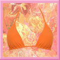 Orange String Top