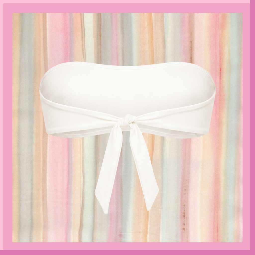Ivory Bandeau Tie Top