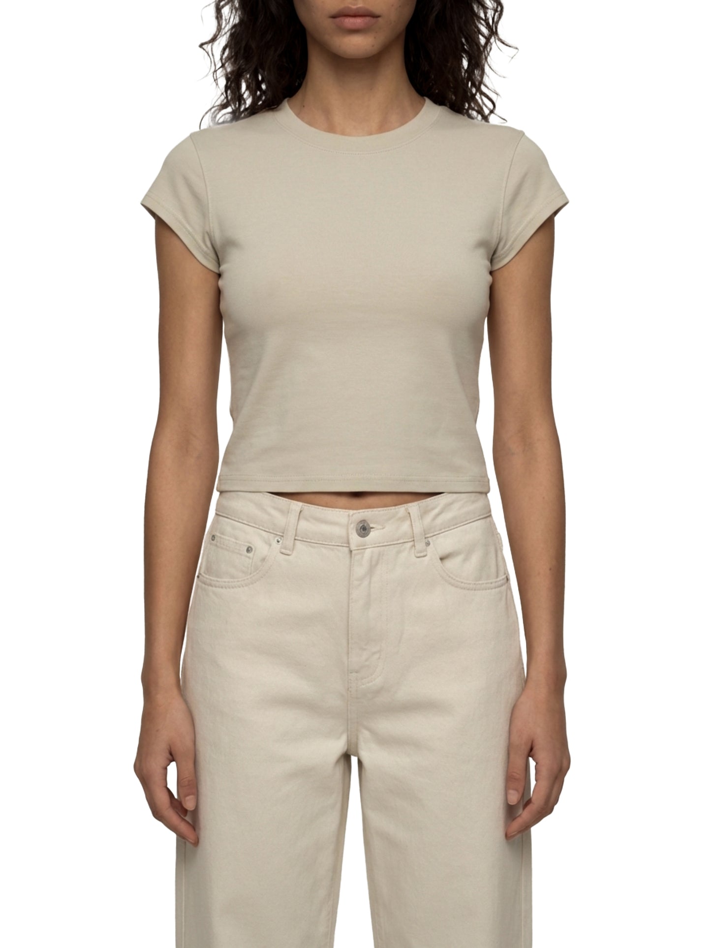 Women's Slim-Fit Cropped T-Shirt