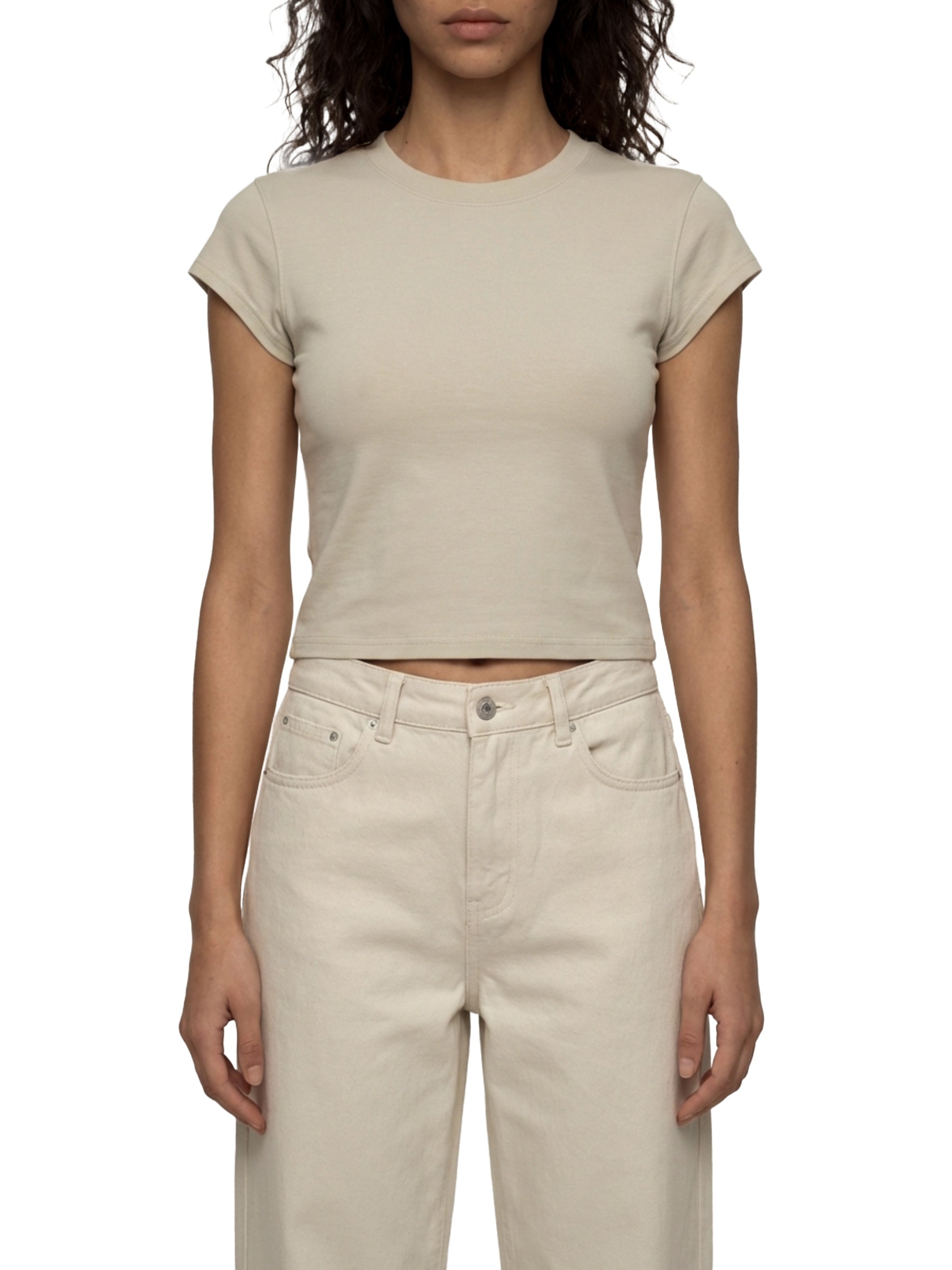 Women's Slim-Fit Cropped T-Shirt